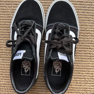 Vans Women's Black and White Athletic Shoes